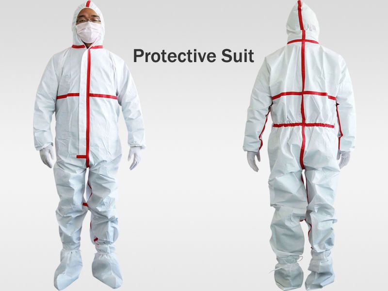 High quality disposable coverall medical protective suit.