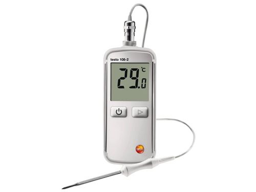 Testo 108-2 digital food thermometer with lockable probe