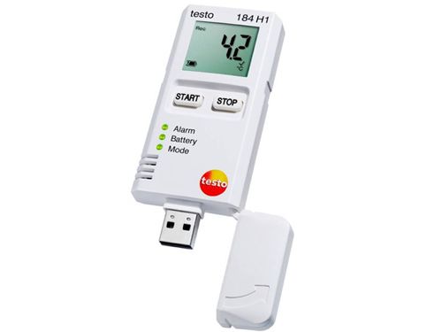 Testo 184 H1 air humidity and temperature USB data logger